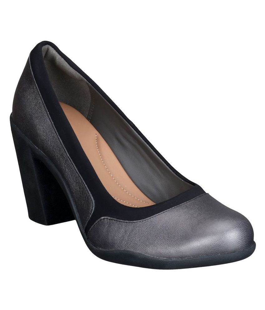 clarks block heels