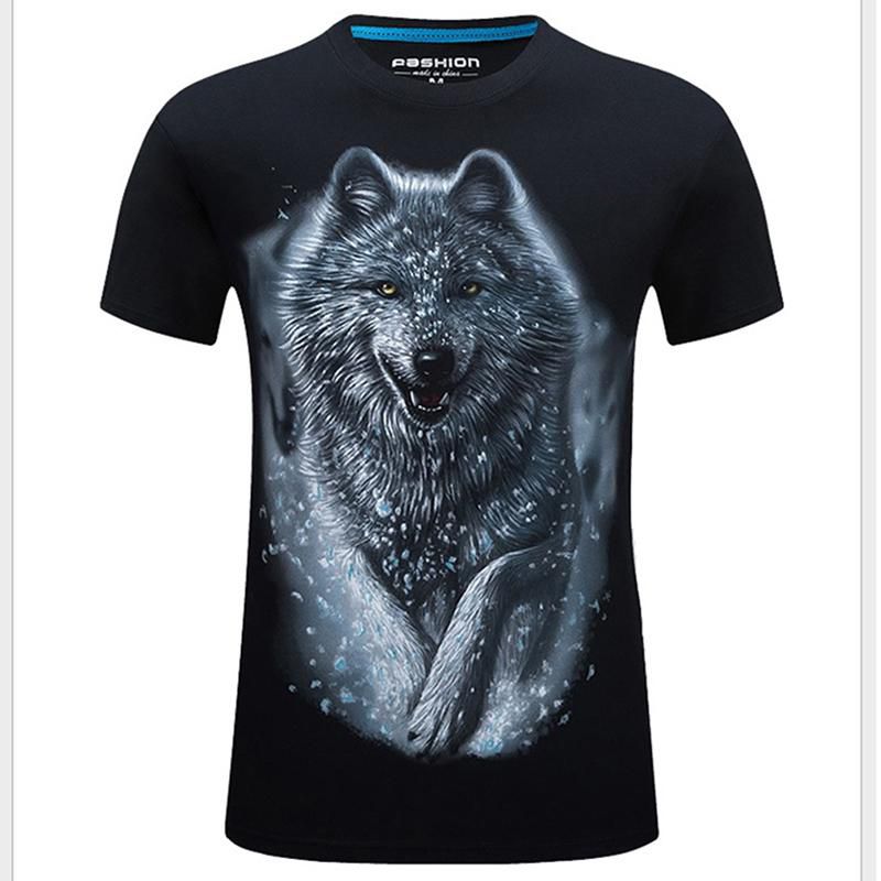 Buy Wolf 3D T Shirt Men Hip Hop T-shirt 5XL 6XL Plus Size Mens Funny T  Shirts Luxury Brand Camiseta Animals Print Tee Shirt Homme Online at Best  Prices in India -
