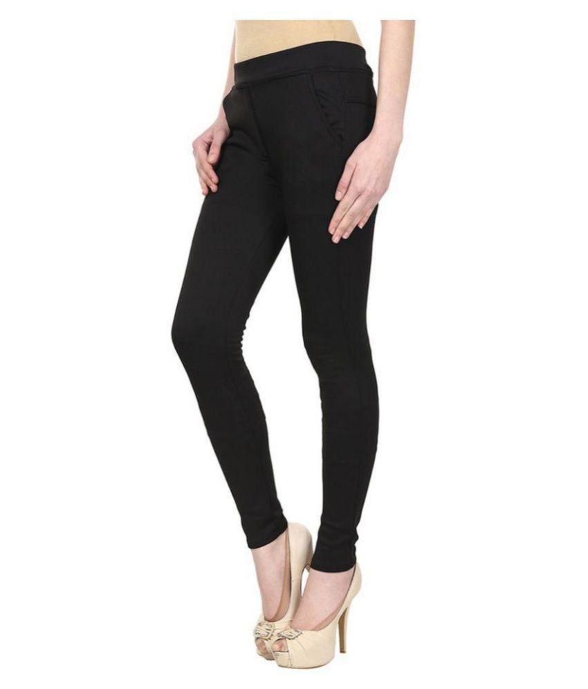 ankle jeggings black