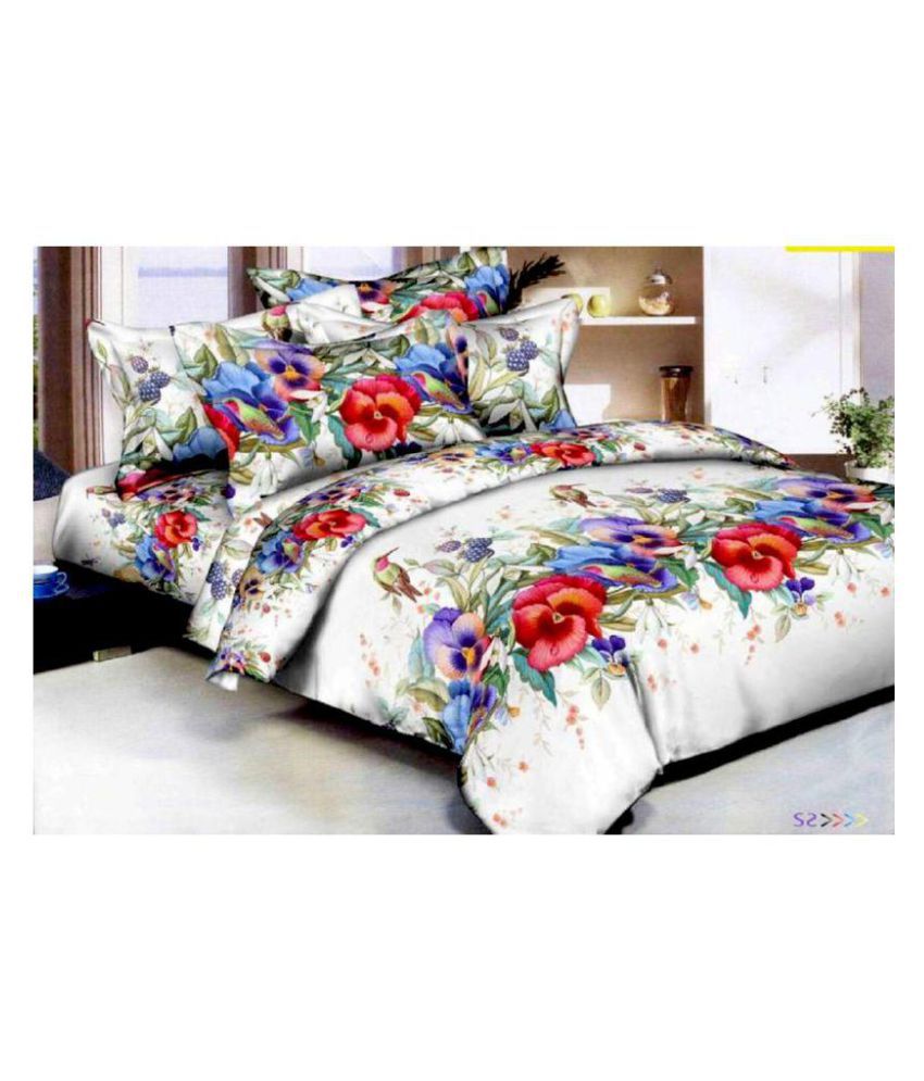 Homesense Cotton Double Bedsheet With 2 Pillow Covers Buy