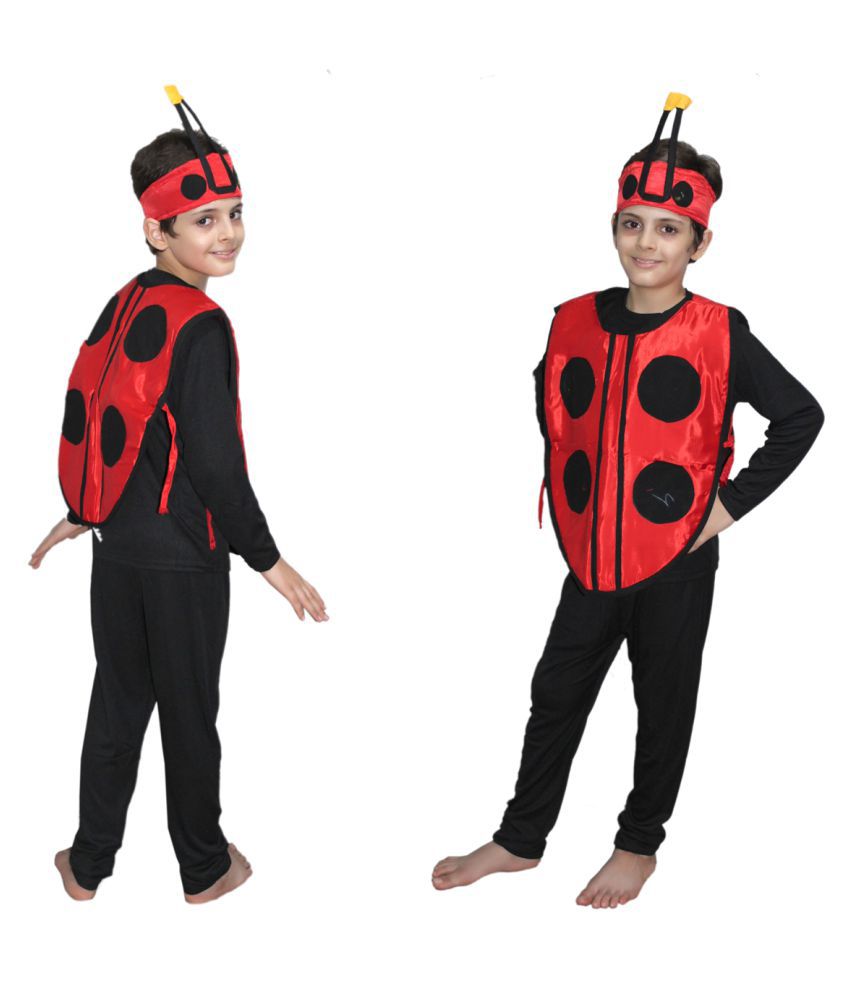     			Kaku Fancy Dresses Lady Bird Insect Costume For Kids School Annual Function/Theme Party/Competition/Stage Shows Dress