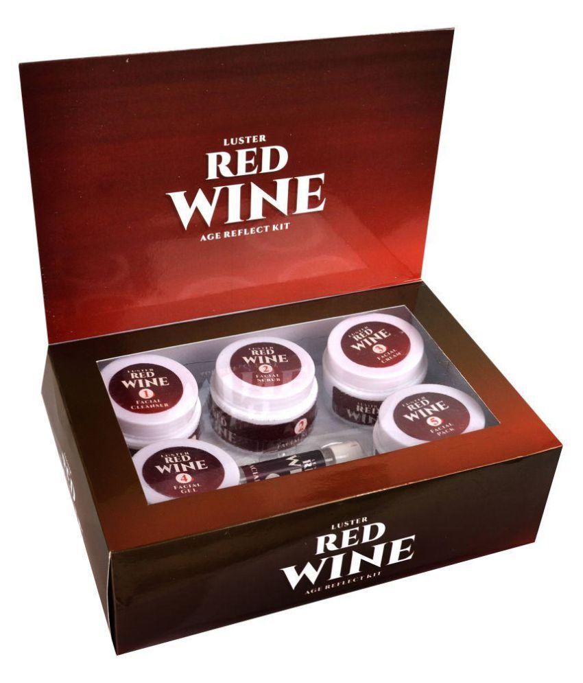 Luster Radiant Gold + Red Wine Age Reflect Facial Kit 260 g Pack of 2
