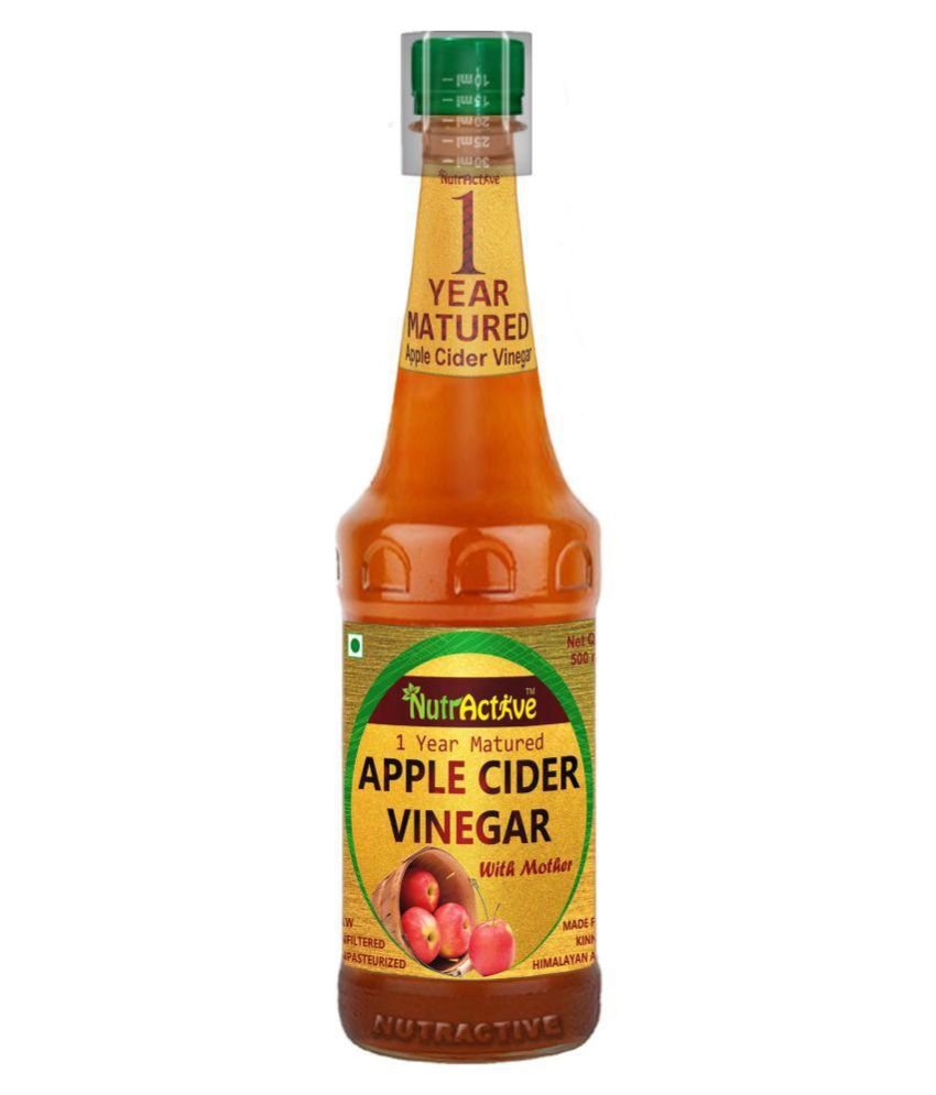     			NutrActive Natural Apple Cider Vinegar for Diabetes, 500 ml Fruit Single Pack