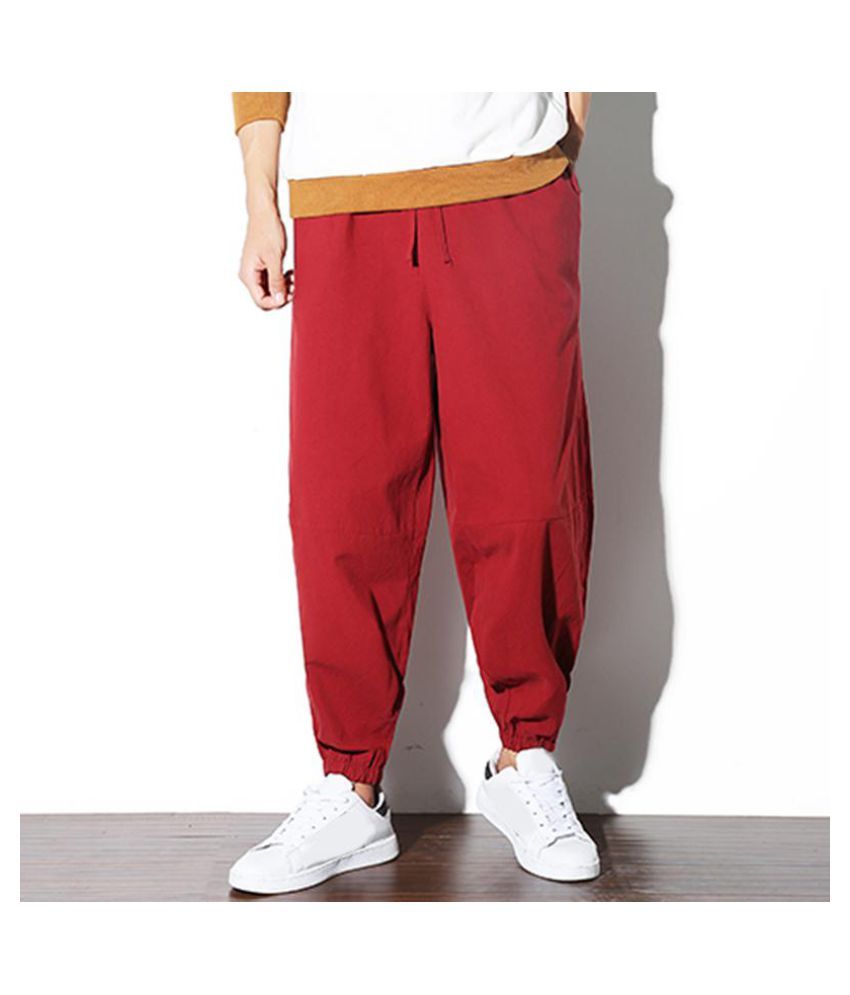 mens baggy linen pants
