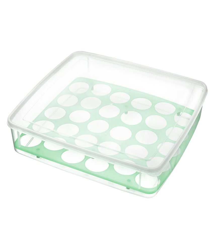2-Layer Stackable Egg Tray for Fridge Automatic Rolling Egg Storage Rack Hershuing 36 Grid Capacity Egg Holder for Refrigerator 