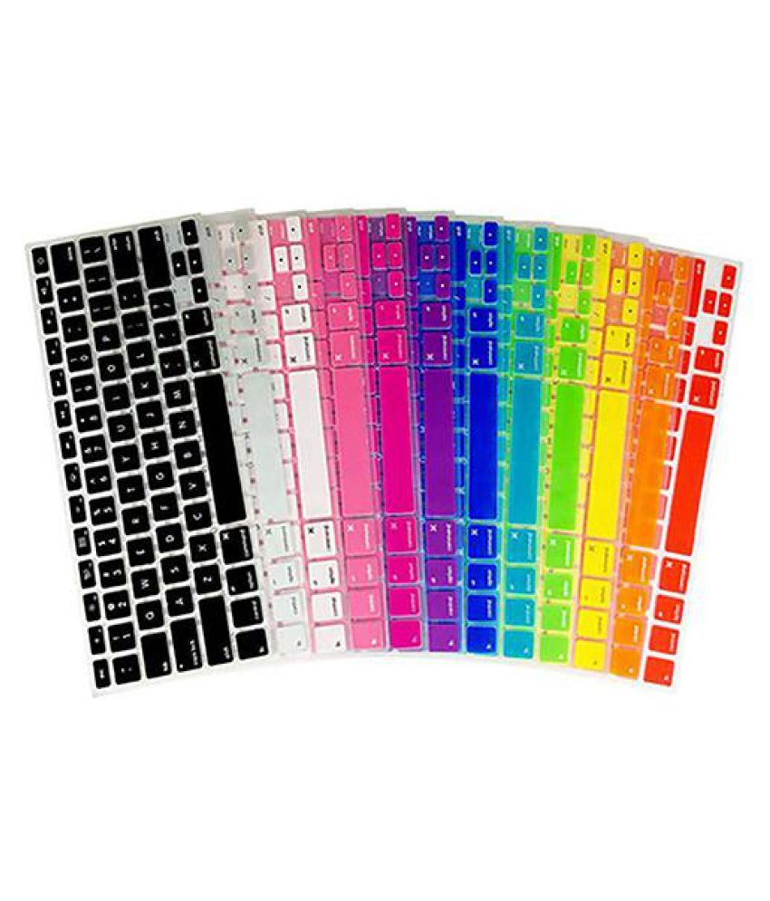 Colorful Soft Silicone Keyboard Cover for Apple Macbook Air Pro US Version Laptop Buy Colorful