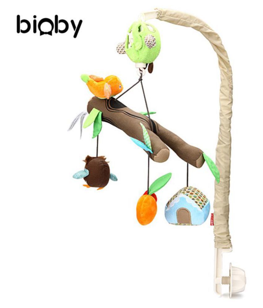 Baby Crib Hanging Rotate Rattle Infant Bed Stroller Musical