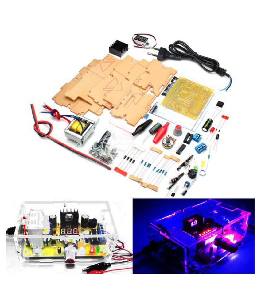 Geekcreit Eu Plug 2v Diy Lm317 Adjustable Voltage Power Supply Module Kit With Case Buy Geekcreit Eu Plug 2v Diy Lm317 Adjustable Voltage Power Supply Module Kit With Case Online At