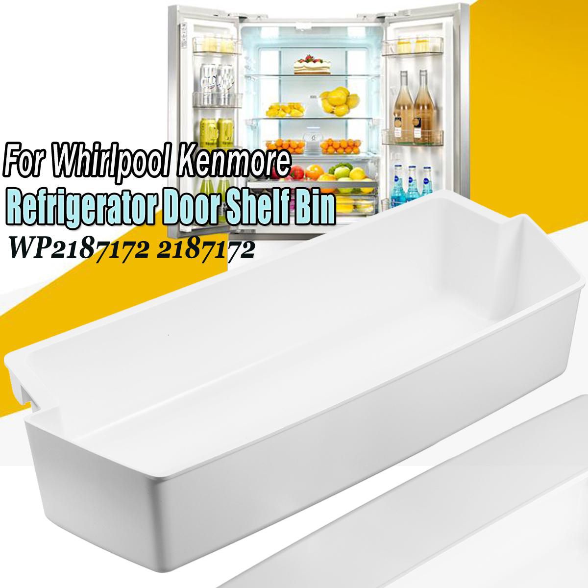 2 Refrigerator Door Shelf Bin 2187172 For Whirlpool Maytag Amana Roper Kenmore