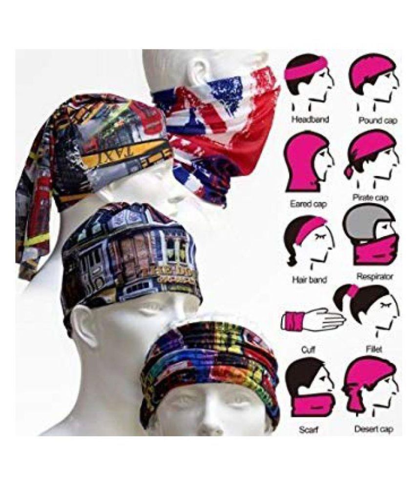 16-in-1 Headwear for Men and Women-Yoga Sports Travel Workout Wide Headbands,Neck Gaiter,Bandana,Helmet Liner,Balaclava,Hair Turban,Scarf 