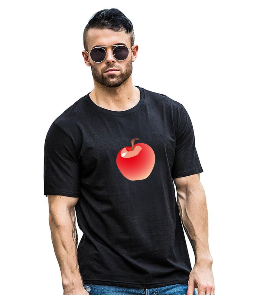 Buy Summer Cartoon Apple Print Men Women Round Neck Short Sleeve Top Tee T-Shirt  Online at Best Prices in India - Snapdeal