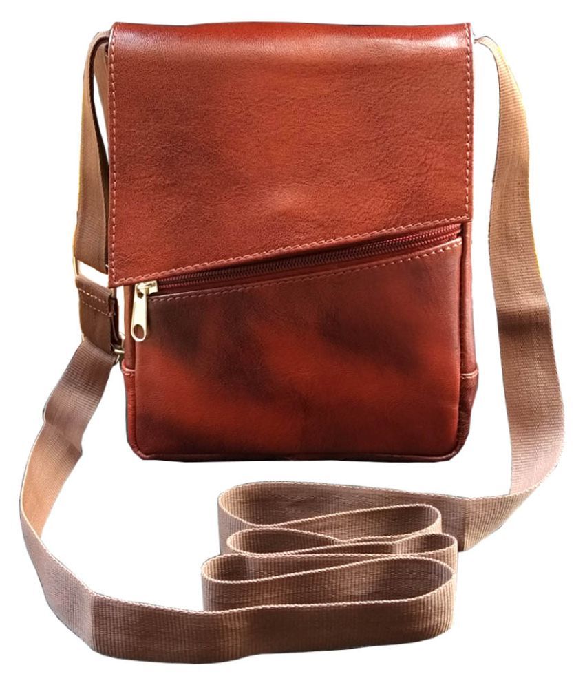 snapdeal leather bag