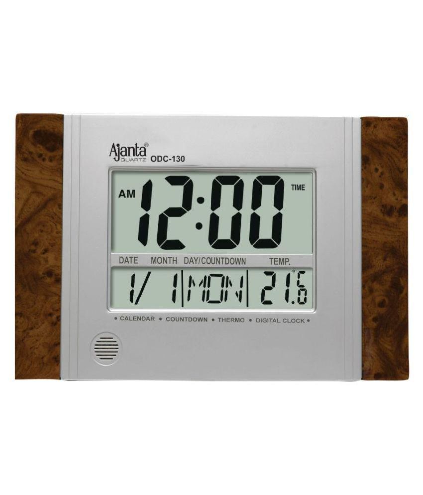 Ajanta Rectangular Digital Wall Clock ( 6 x 4 cms ) Buy Ajanta