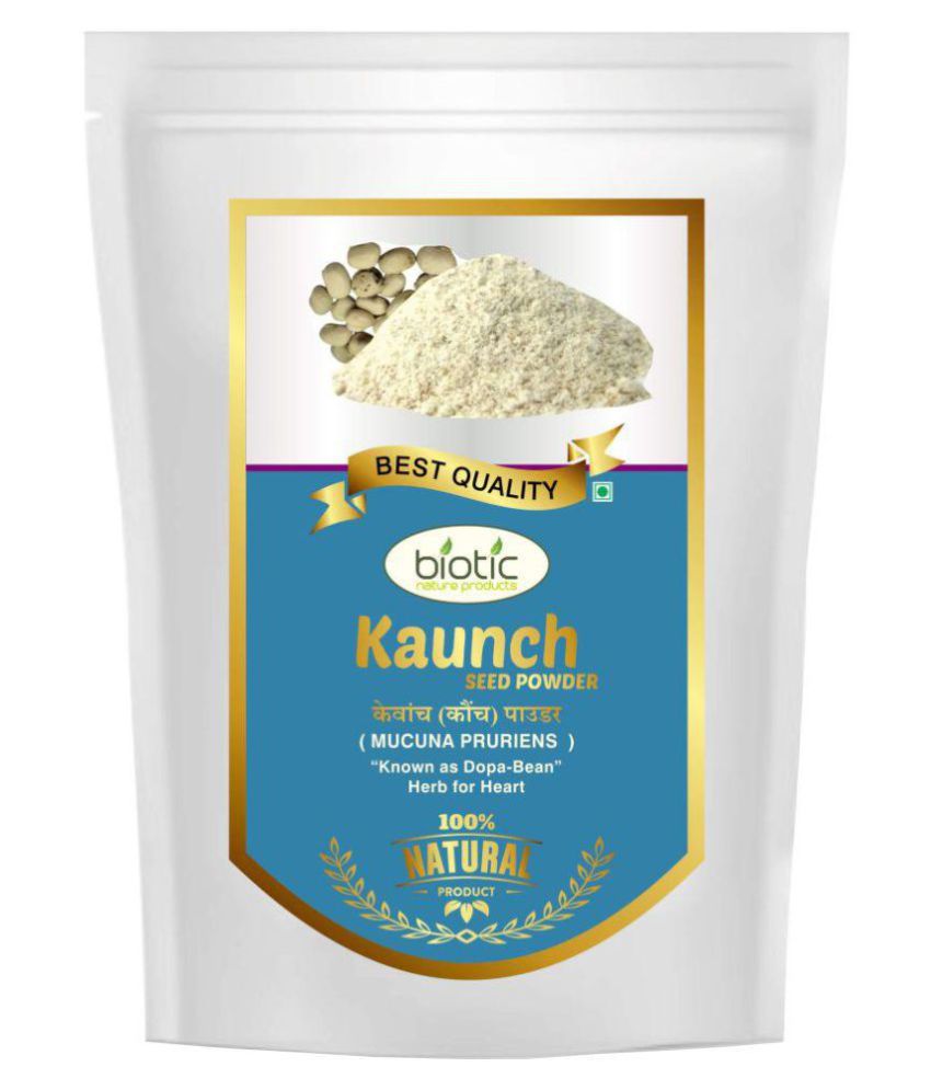 Biotic Kaunch Beej Powder ( Mucuna Pruriens ) Kaunch Seed Powder 200 gm