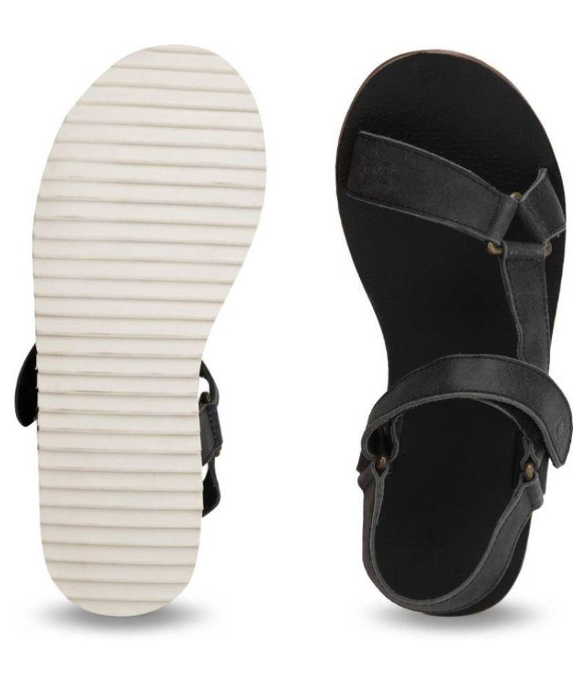 united colors of benetton men's leather sandals and floaters