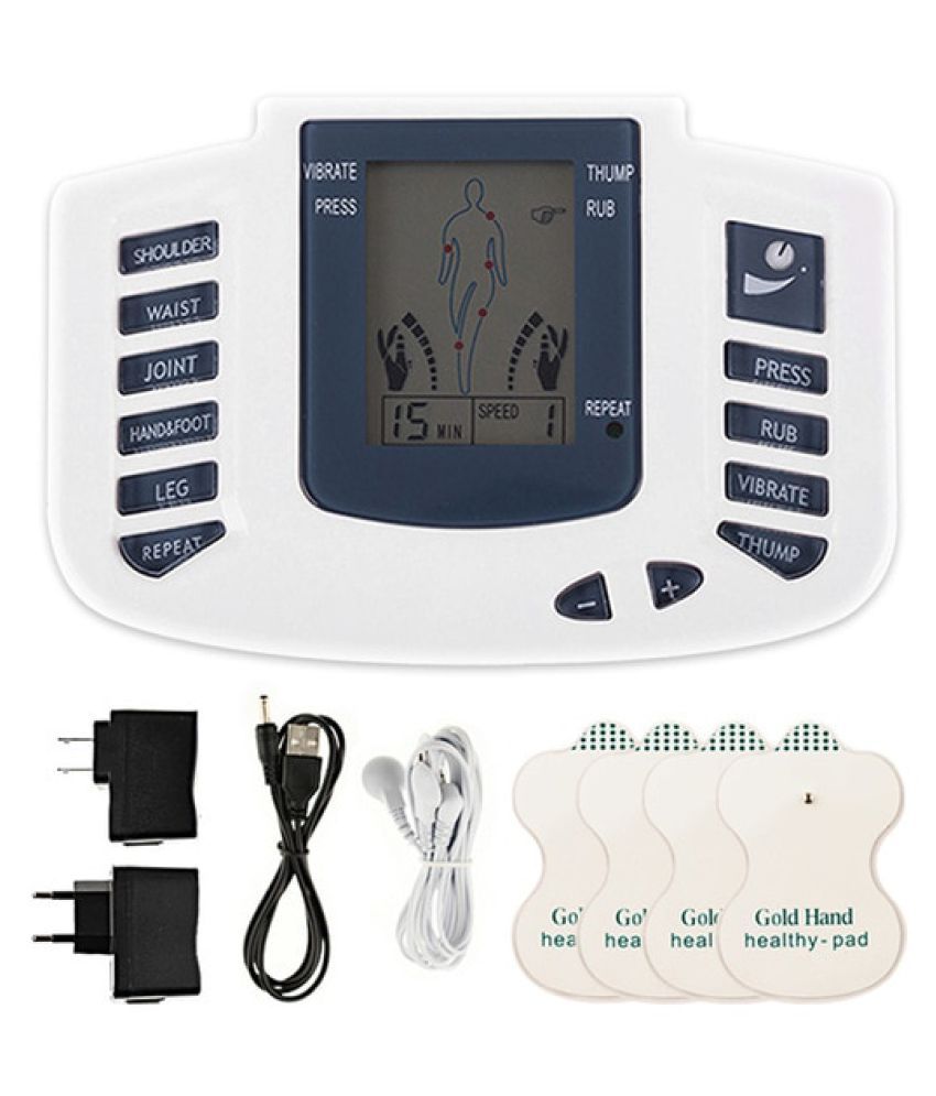 Wowobjects 1pc Electric Massager Stimulator Full Body Relax Muscle Therapy Massage Machine Pulse Acupuncture Electrode Pads Body Massager 1 Set Us Plug Buy Wowobjects 1pc Electric Massager Stimulator Full Body Relax Muscle