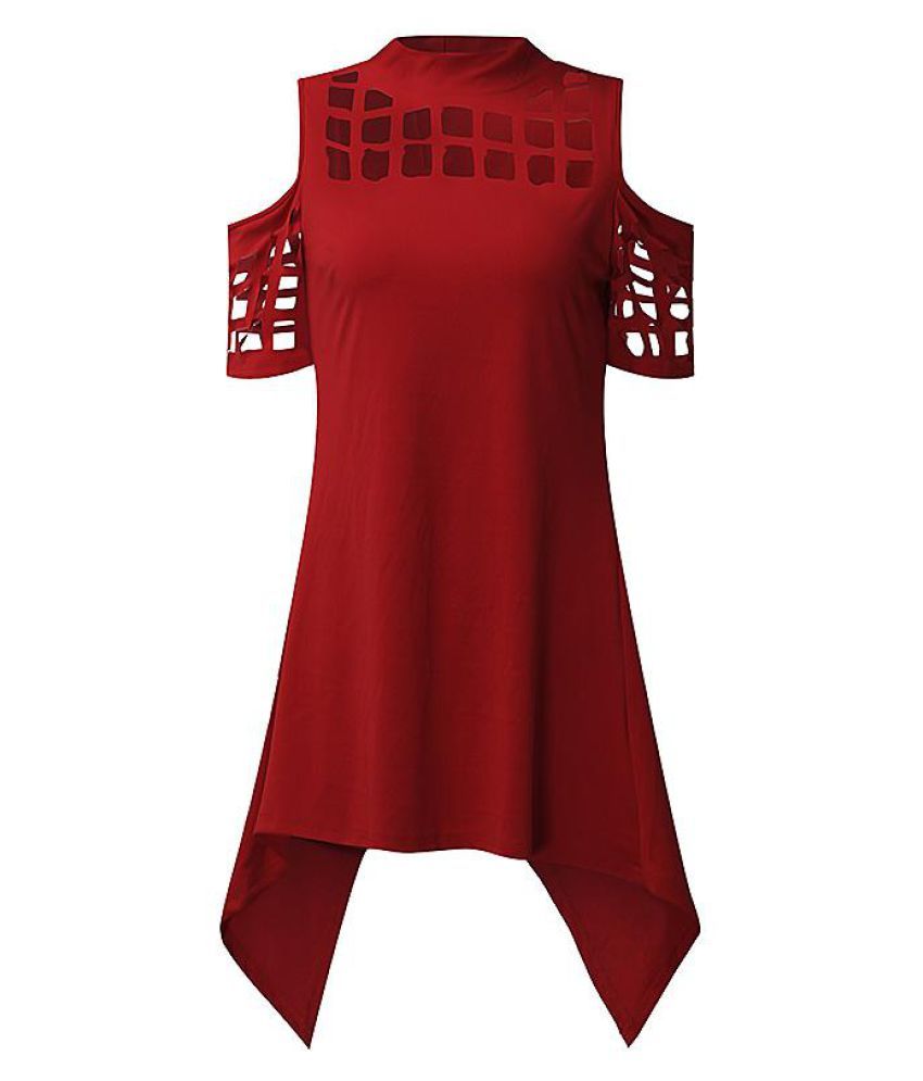 Sexy Cold Shoulder Tops Women Blouses 