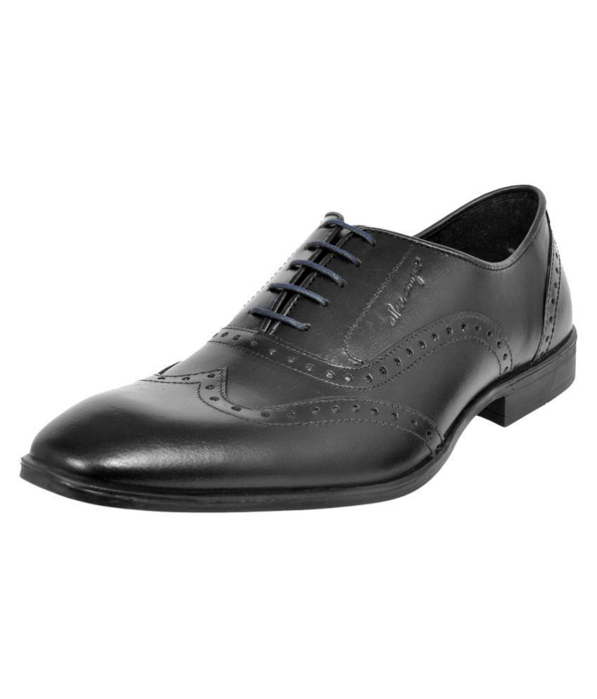 Allen Cooper Genuine Leather Black Formal Shoes Price in India Buy