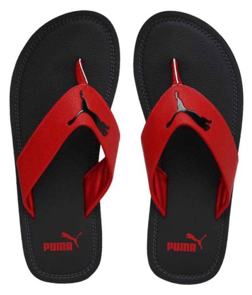Puma Red Thong Flip Flop Price in India- Buy Puma Red Thong Flip Flop ...