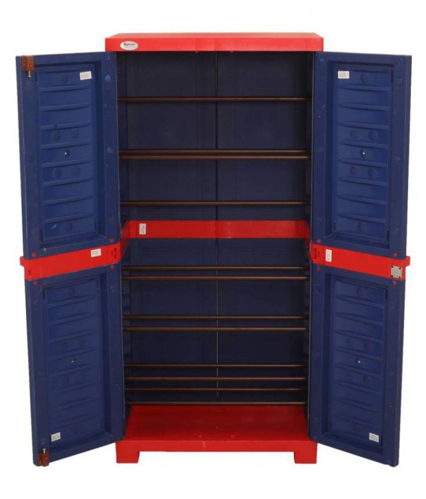 Supreme Fusion 2 Shoe Rack Finish Color Blue And Red Buy