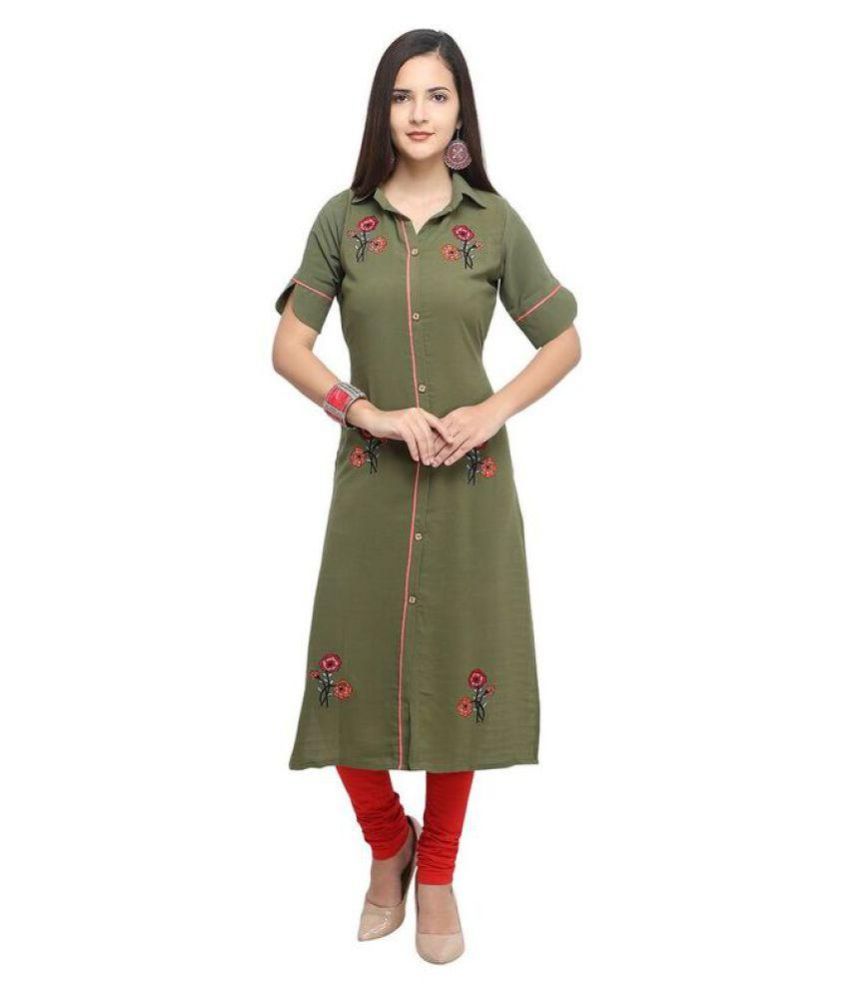 semi stitched kurtis