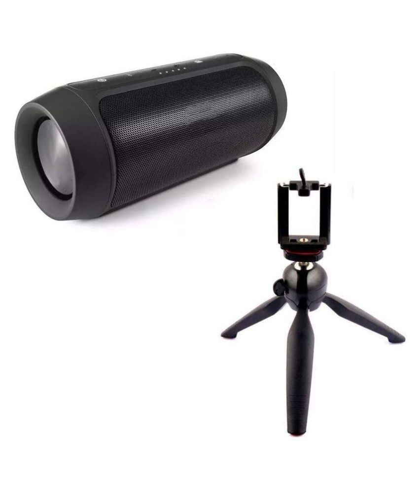 bluetooth speaker on tripod