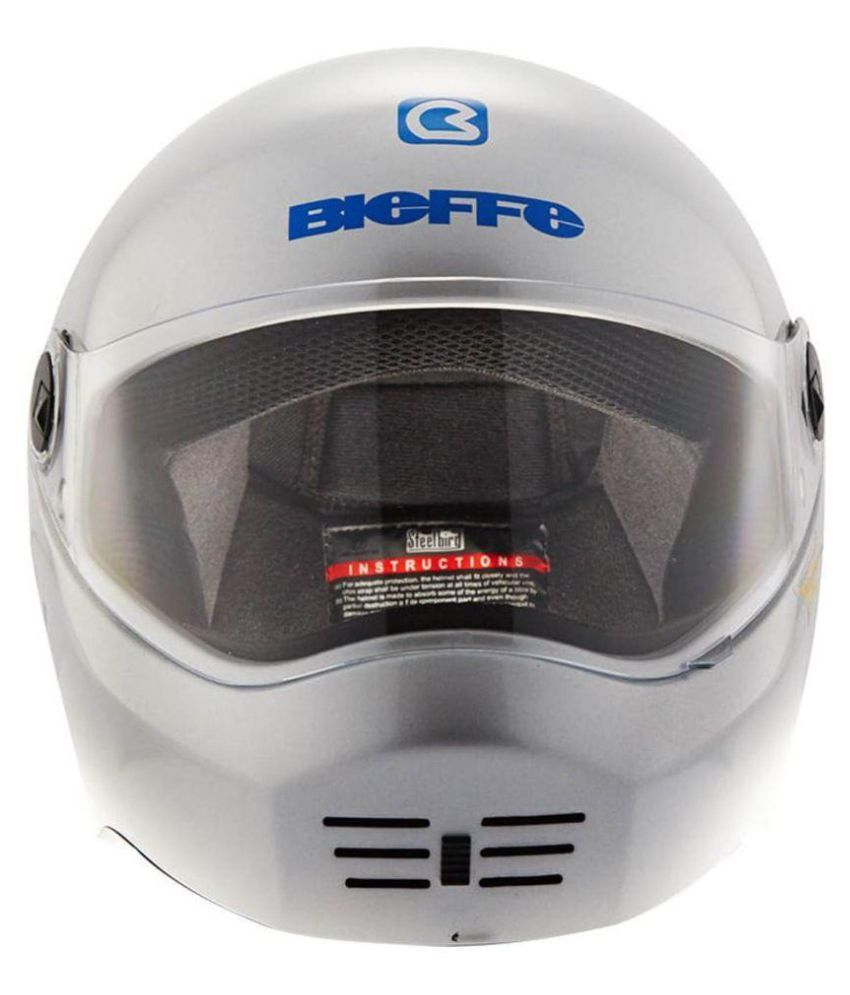 Face Helmet Silver L: Buy Steelbird SB 