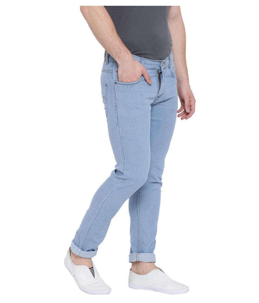 light blue slim fit jeans