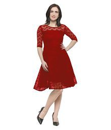 Camo Tea Length Dress