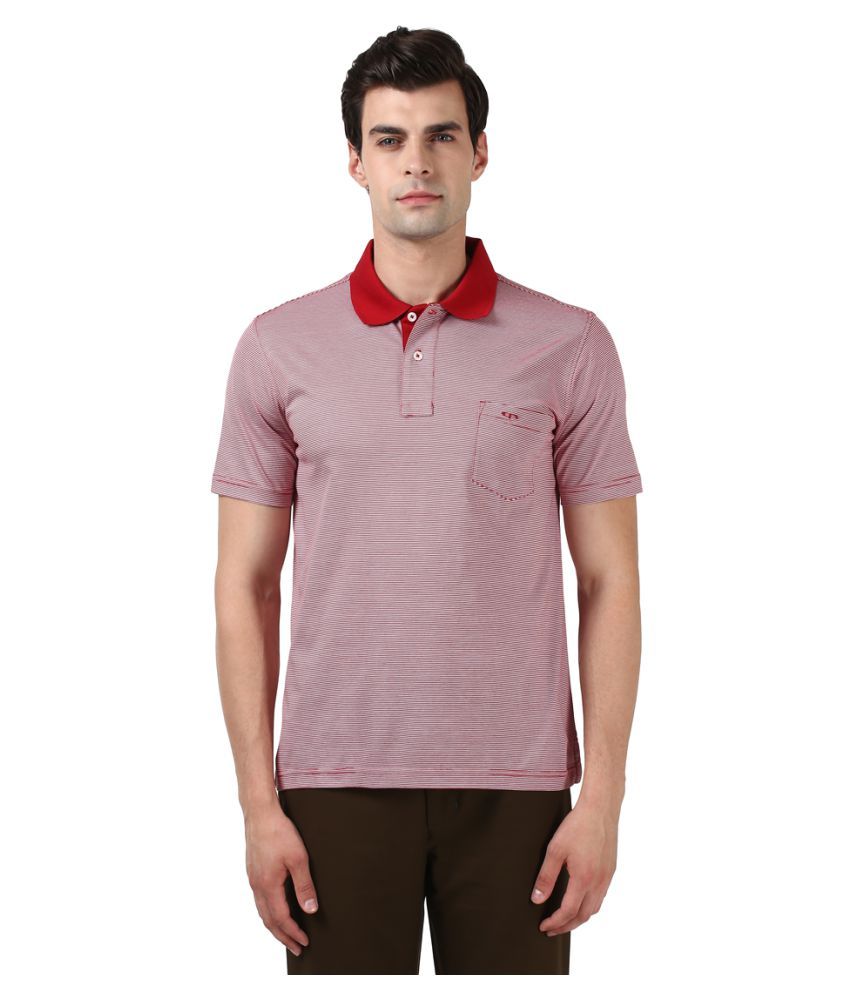 Download Colorplus Red Regular Fit Polo T Shirt - Buy Colorplus Red ...