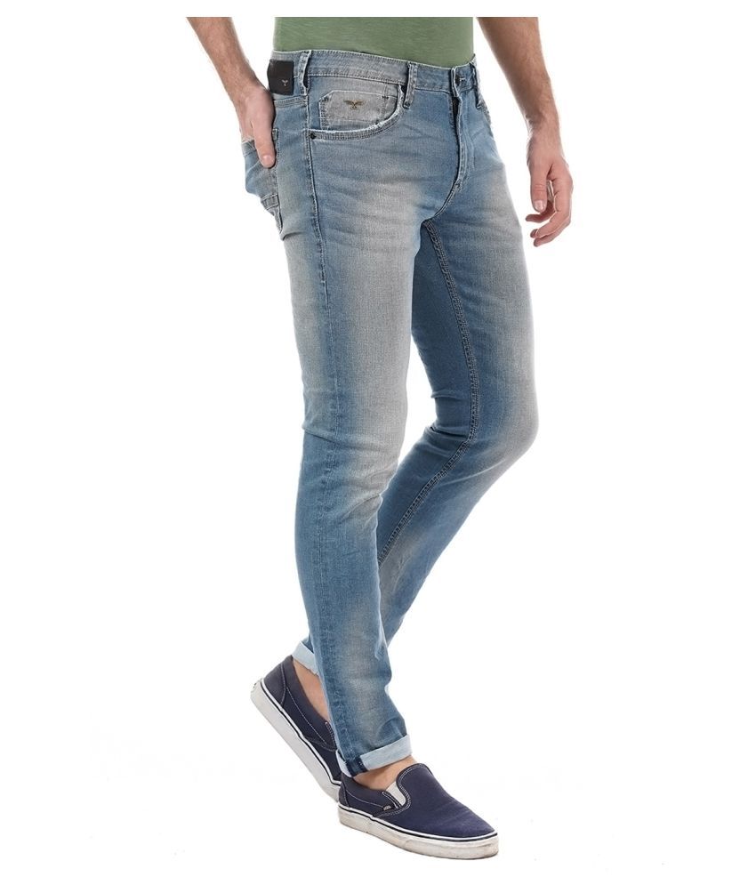 flying machine slim men blue jeans