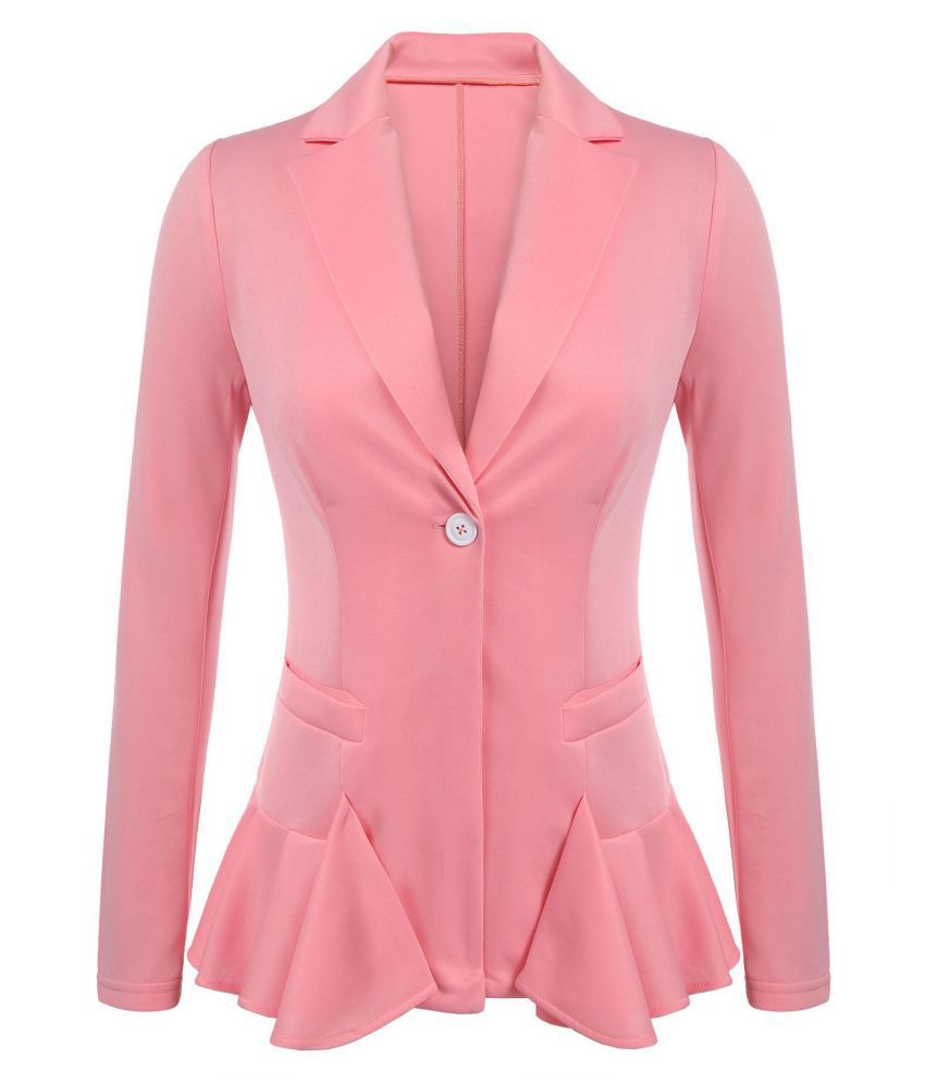 Buy A fishtail suit jacket with lotus leaves Online at Best Prices in ...
