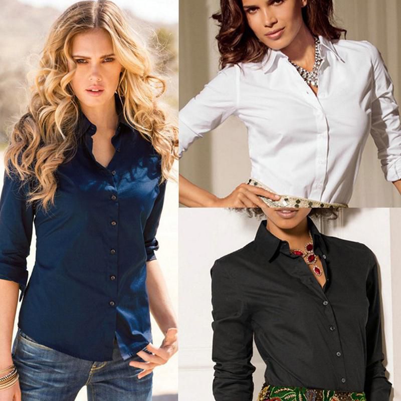 Buy Fashion Women Blouse Long Sleeve 