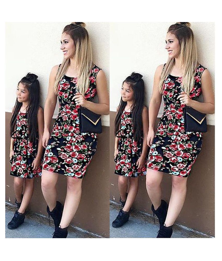 New Women Mother Daughter Matching Dresses Summer Girl Floral Dress Clothes  Outfit - Buy New Women Mother Daughter Matching Dresses Summer Girl Floral  Dress Clothes Outfit Online at Best Prices in India