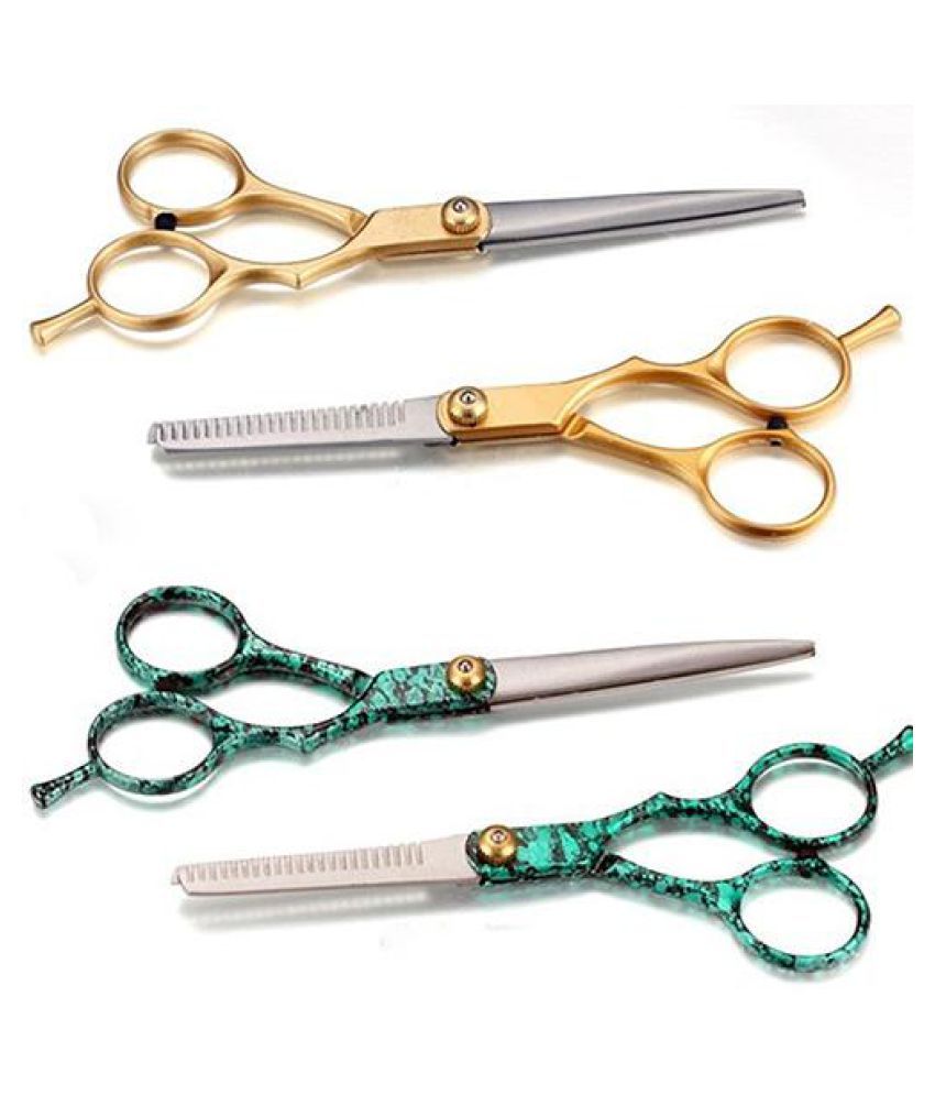 2 Pcs Hair Cutting Barber Salon Scissors Shears Clipper Hairdressing