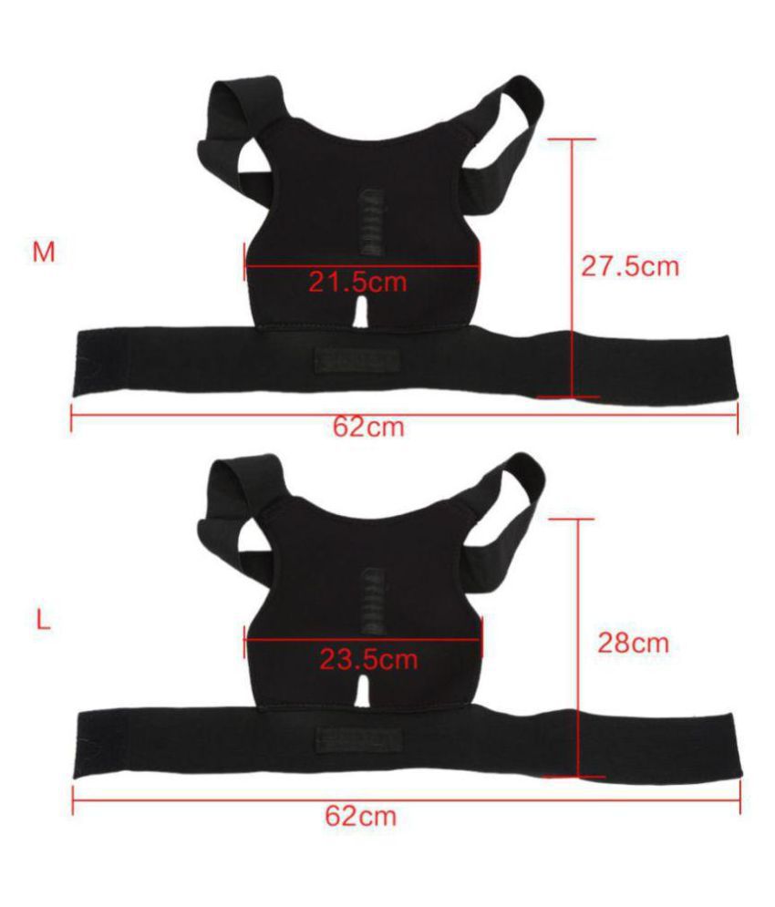 Nyalkaran Posture Corrector Back Support Belt Shoulder Belt Free Size ...