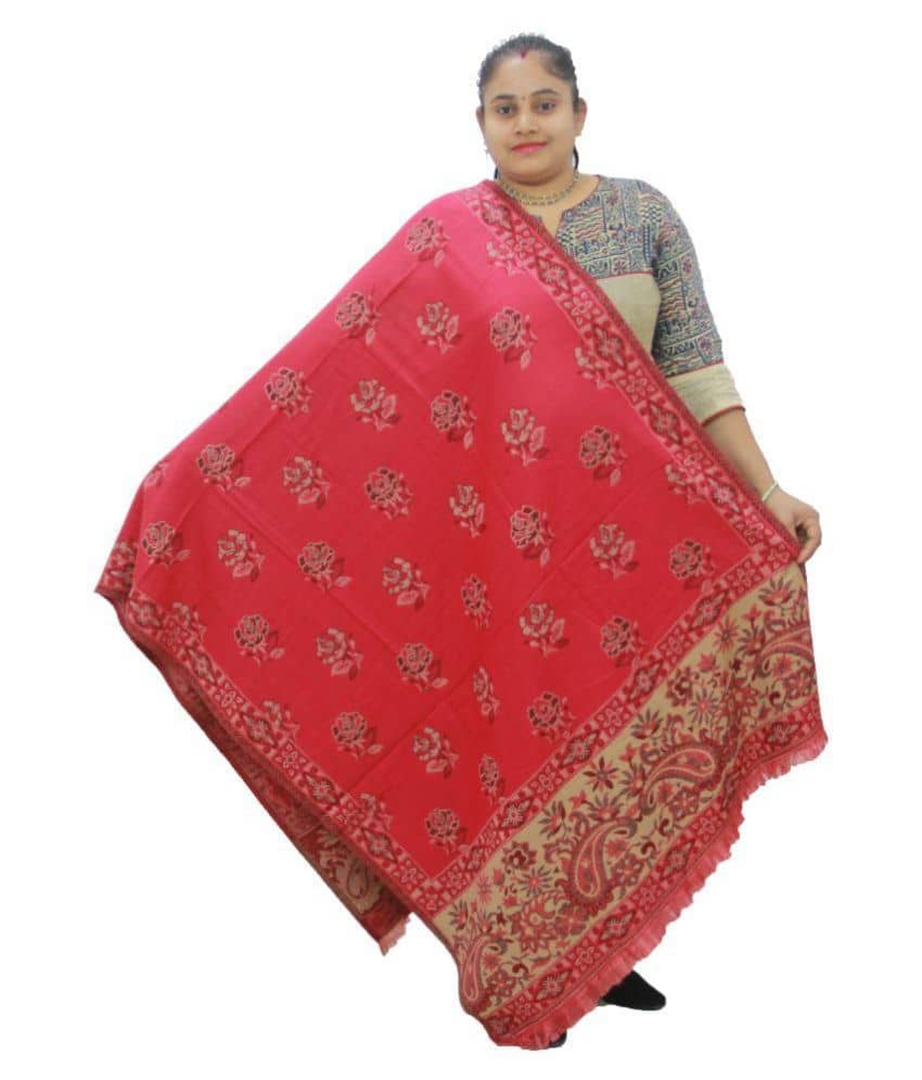pink kashmiri shawl