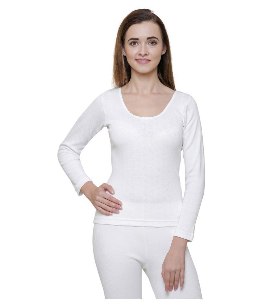     			Bodycare Insider Cotton Blend Topwear - Off White