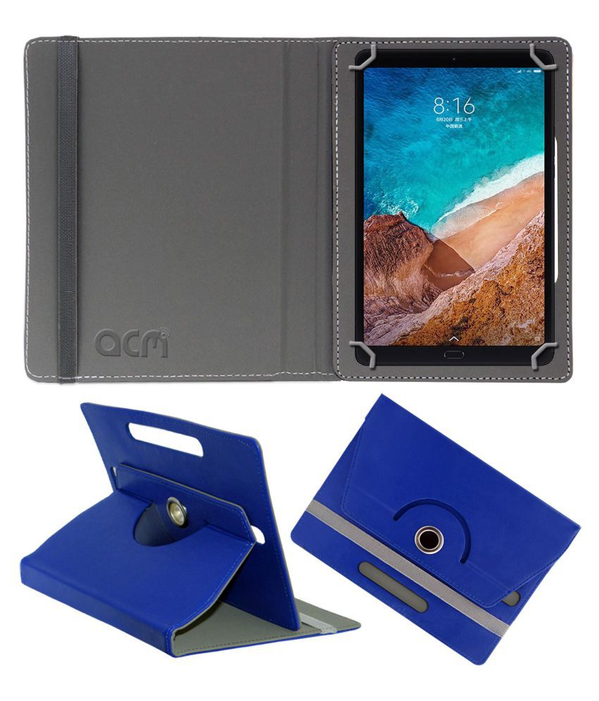 Xiaomi Mi Pad 4 Plus Flip Cover By Acm Blue Cases Covers Online At Low Prices Snapdeal India