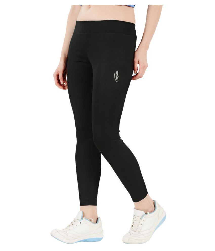 Buy Perf Lycra Tights Black Online At Best Prices In India Snapdeal
