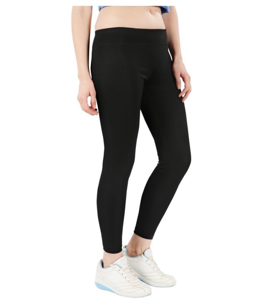 Buy PERF Lycra Tights - Black Online at Best Prices in India - Snapdeal