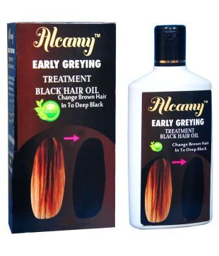 Alcamy Early Greying Treatment Black Hair Oil Buy Alcamy Early