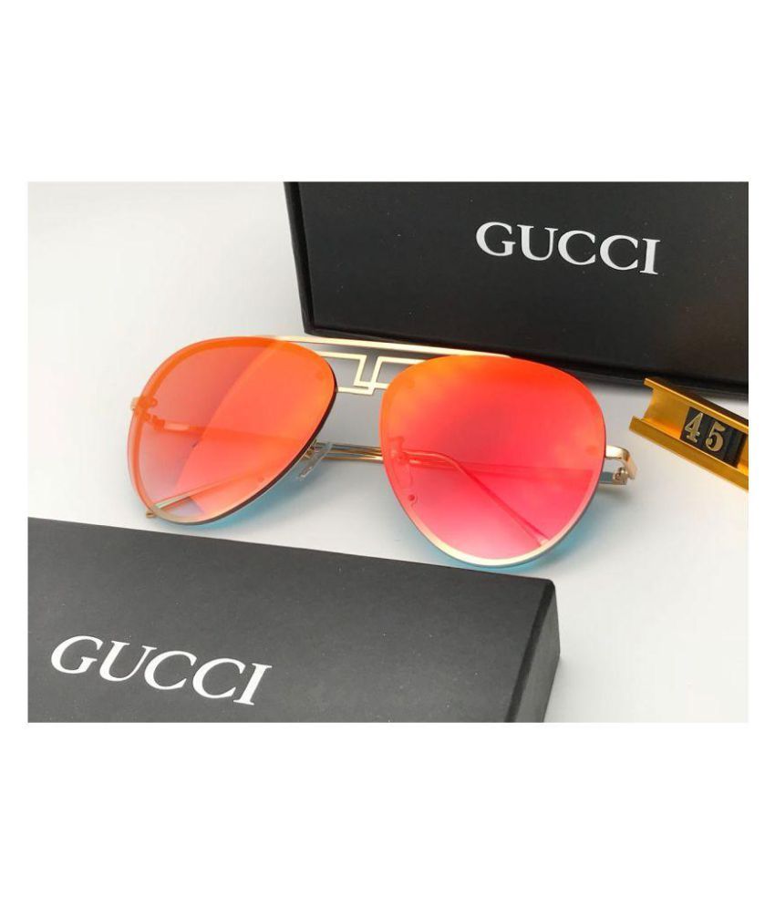 gucci red aviator sunglasses