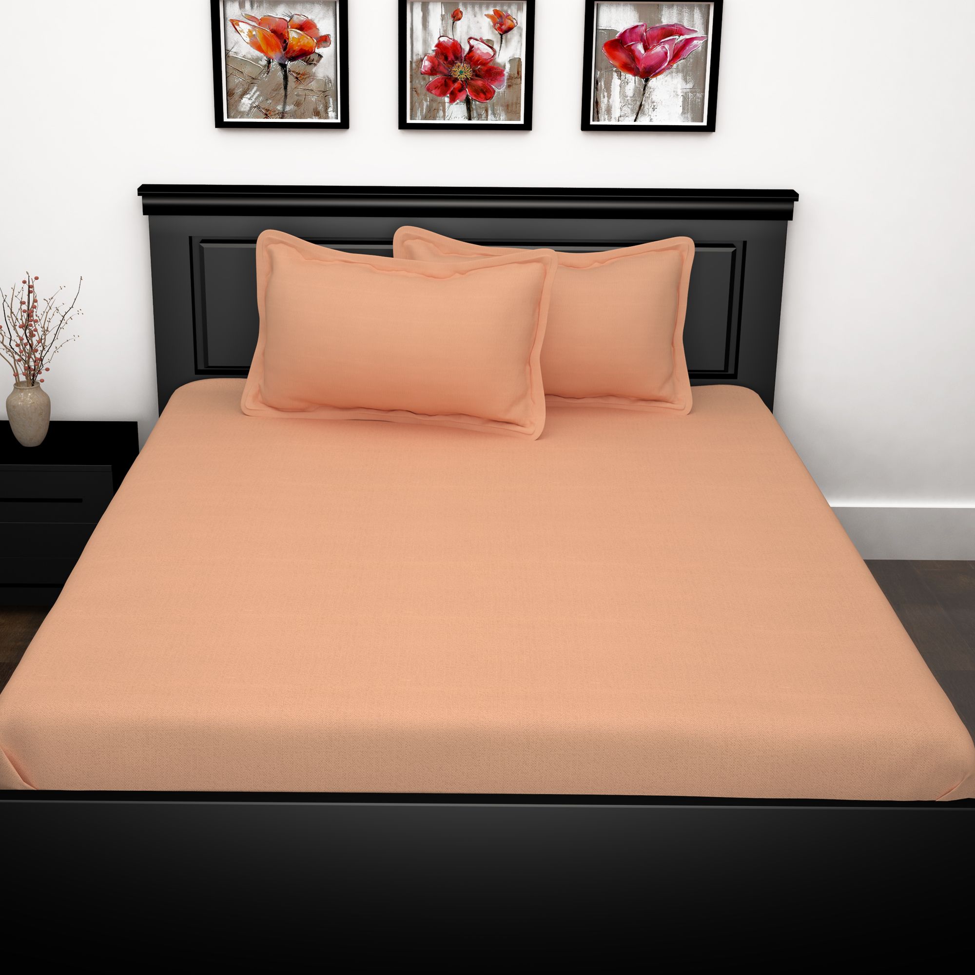 StoryHome Cotton Double Bedsheet with 2 Pillow Covers Buy StoryHome