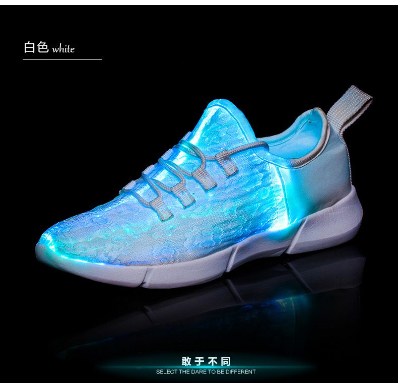 Mr.SHOES 001 Led White Shoes for Adults 