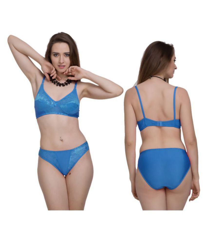 Buy 7th Feet Cotton Lycra Bra And Panty Set Online At Best Prices In