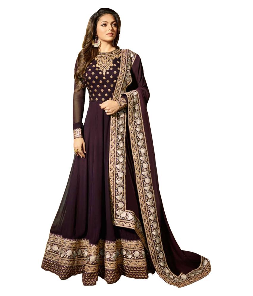 active anarkali gown