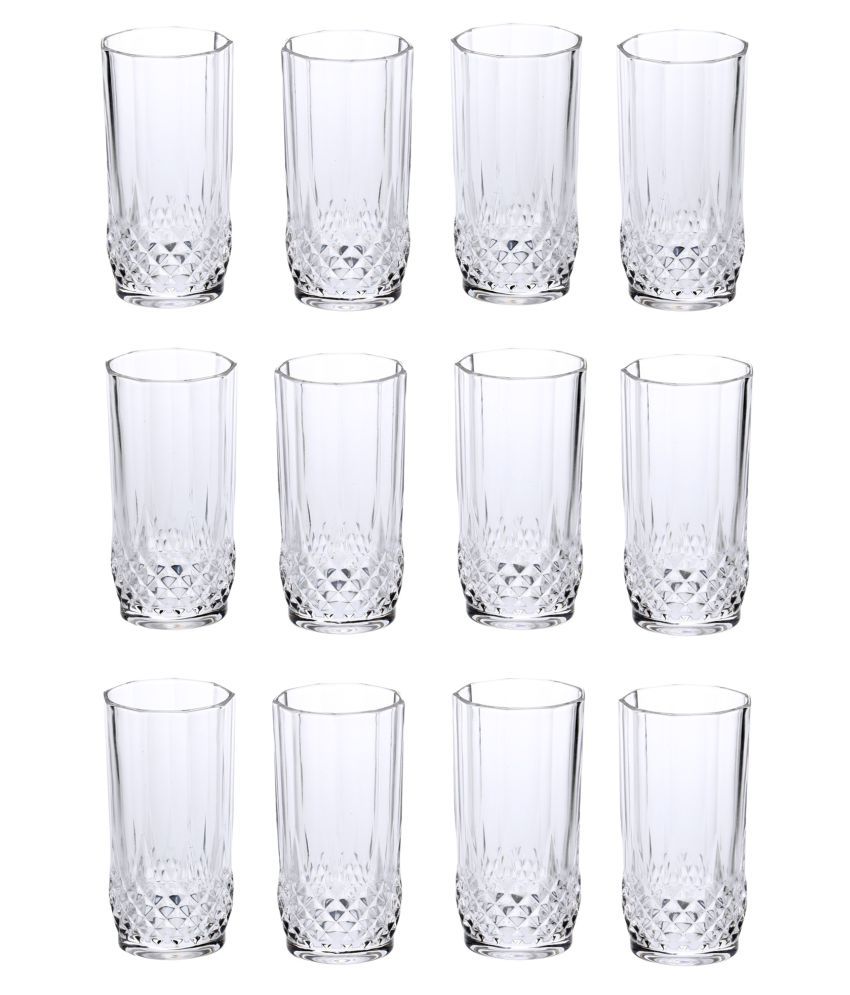     			Somil Water/Juice  Glasses Set,  200 ML - (Pack Of 12)