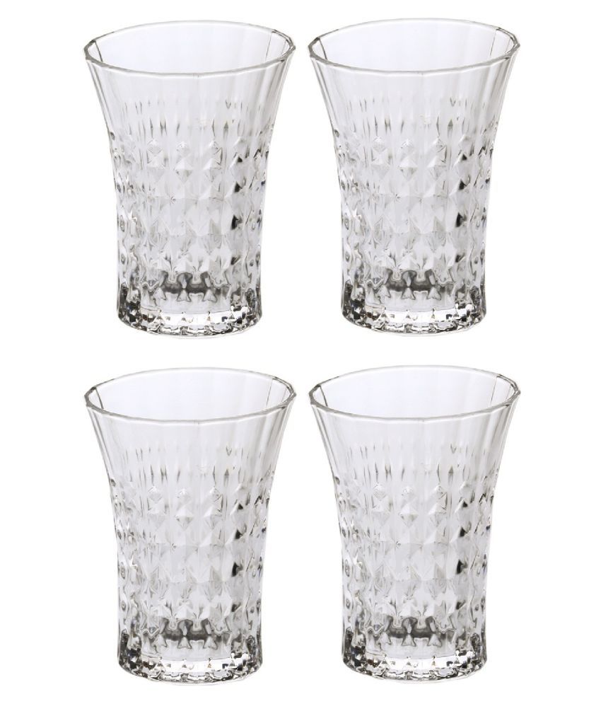     			Somil Water/Juice  Glasses Set,  250 ML - (Pack Of 4)