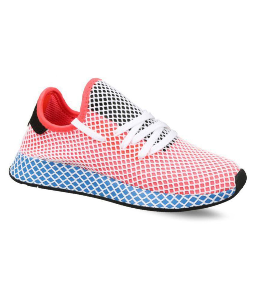 Adidas Deerupt Red Running Shoes - Buy 